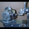 Spline cutting setup.