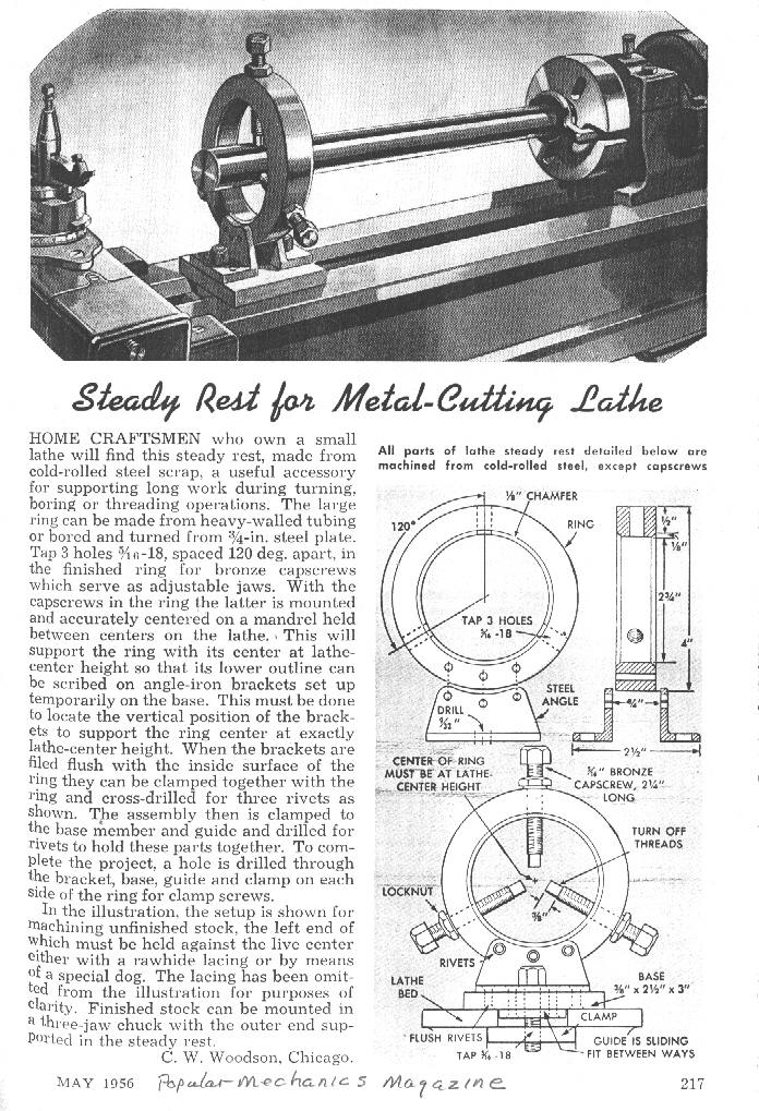 Metal Lathe Projects Plans